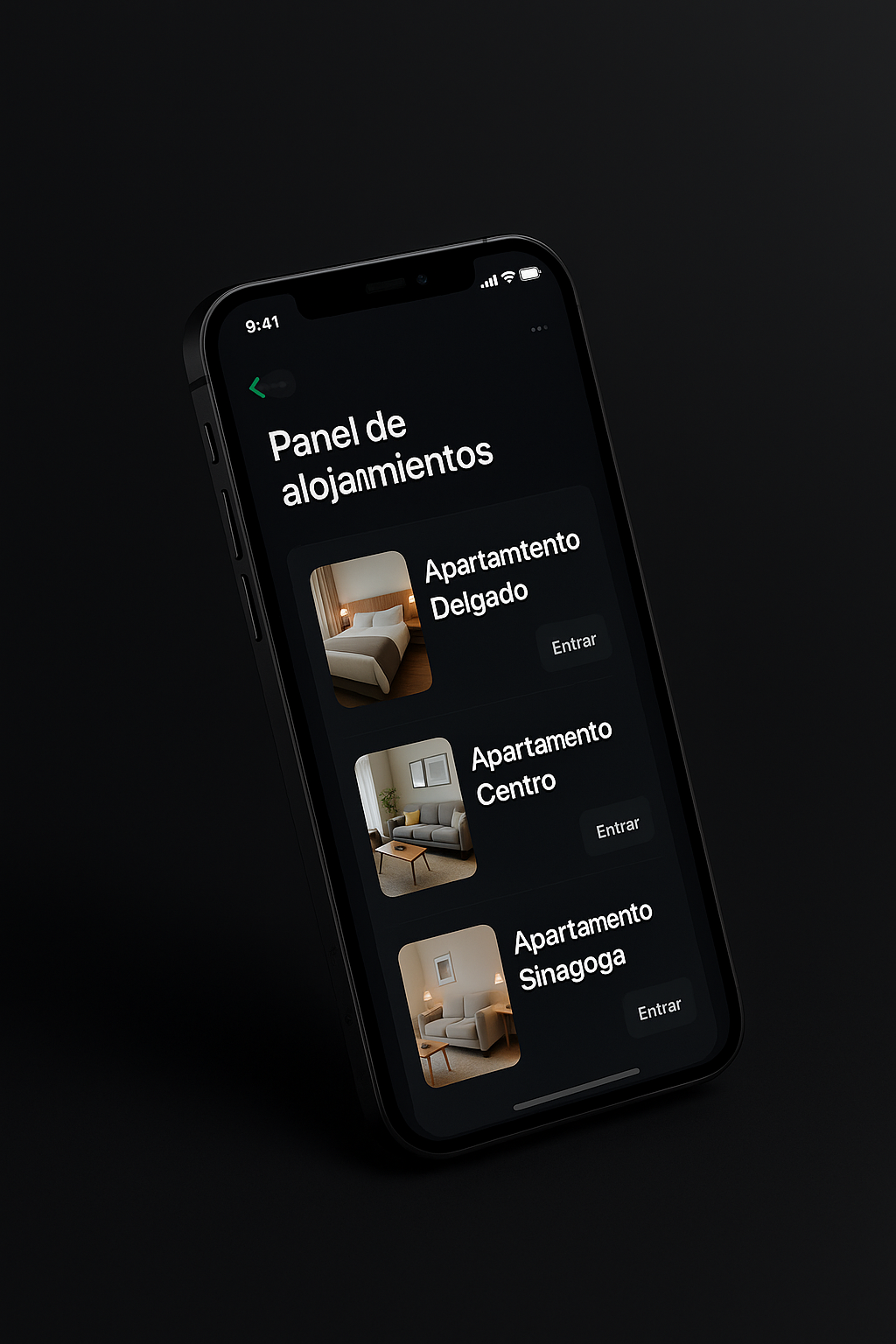 Vista móvil Hospedaje‑Digital